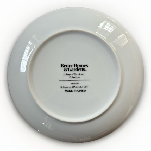 Better Homes And Gardens 12 Days Of Christmas 8" Dessert/Salad Plate Set Of 4 - Picture 8 of 8
